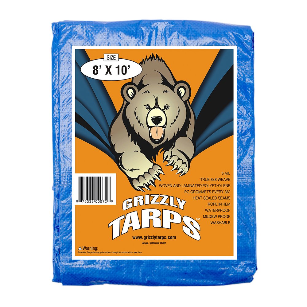 Blue Tarp 8' x 10' - Rental