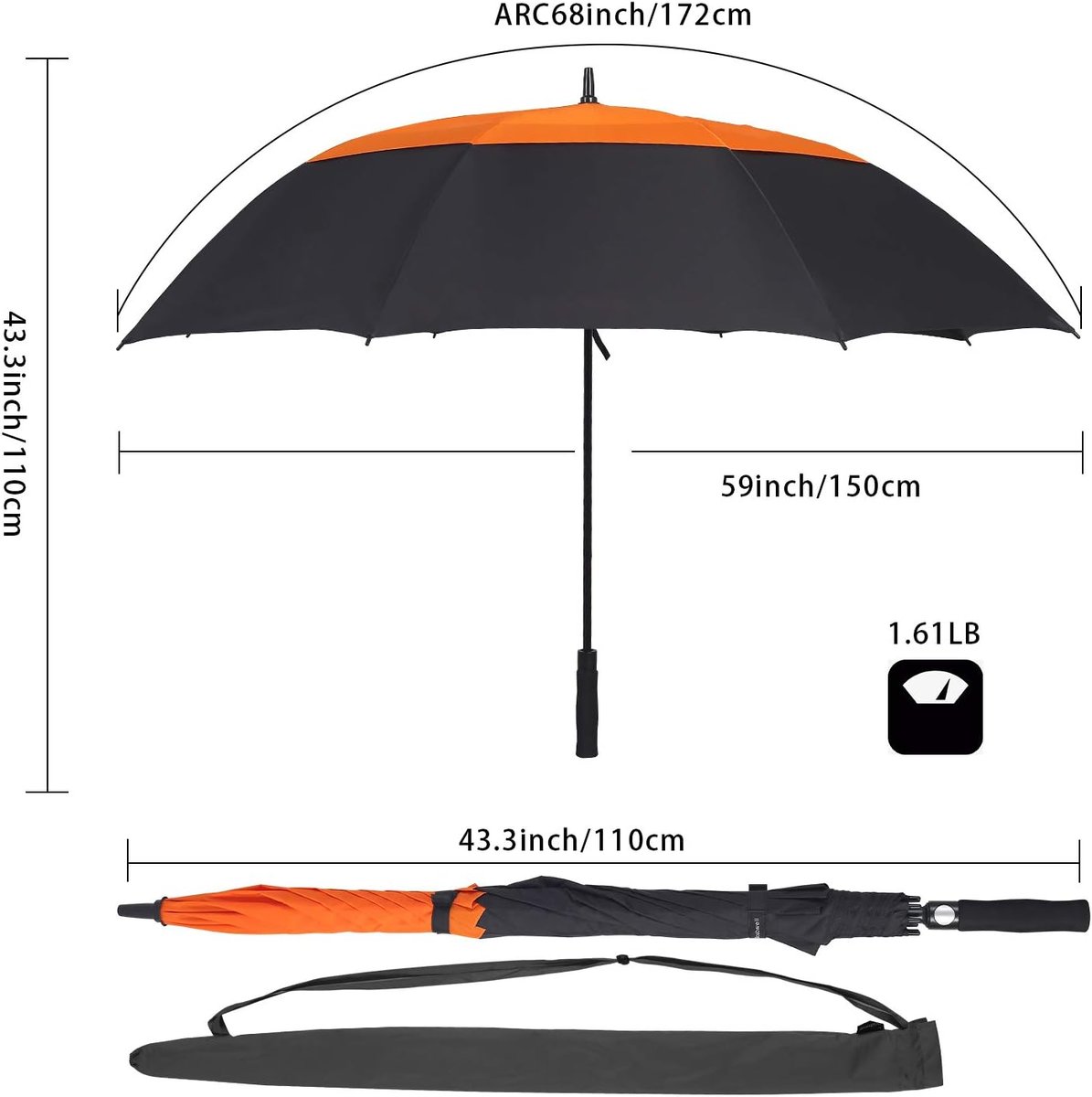 VIP golf umbrella