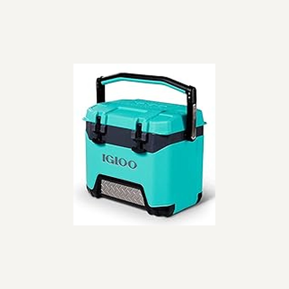 80 Qt Rolling Patio Cooler – Blue