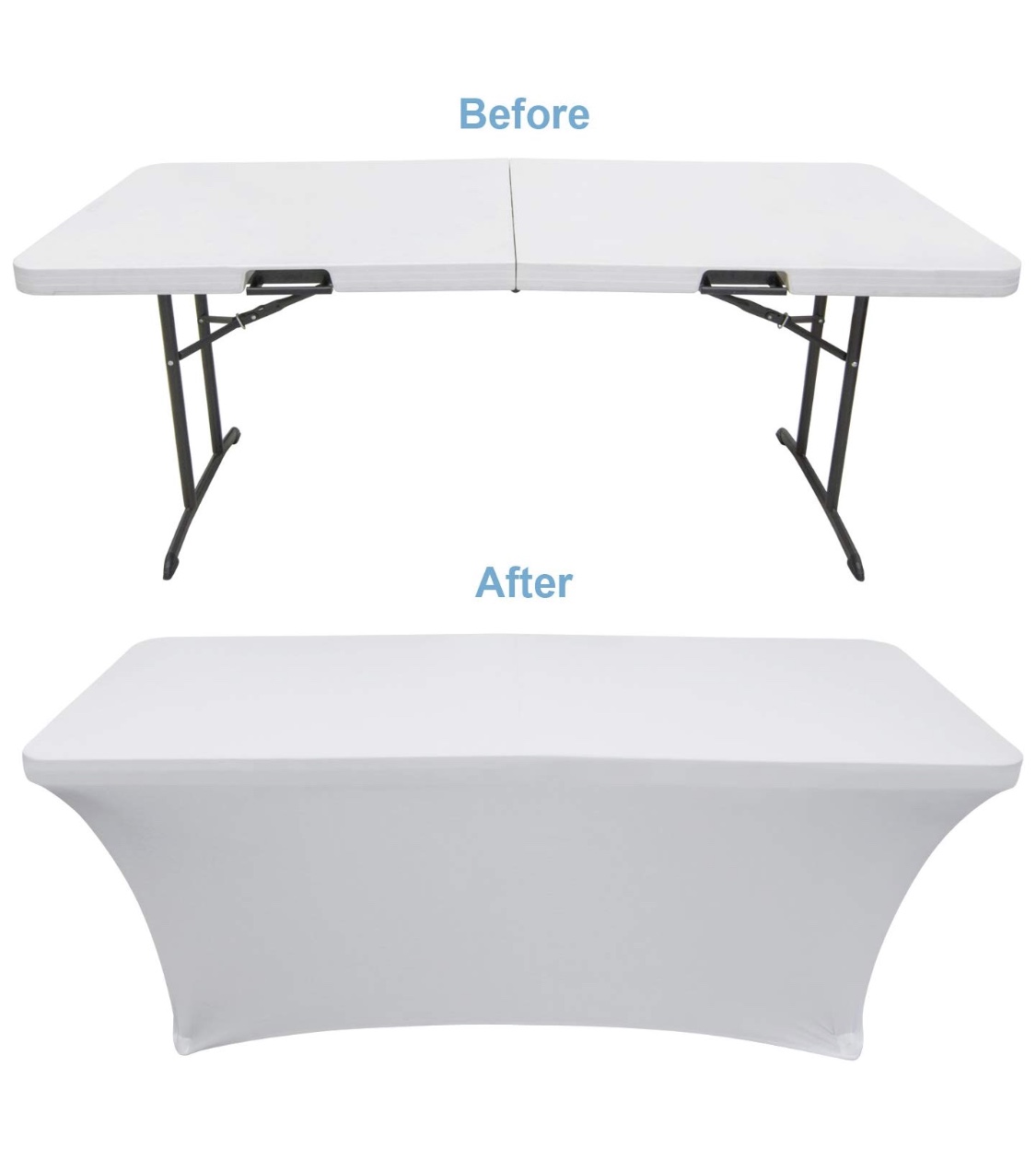 Tablecloth 6' White